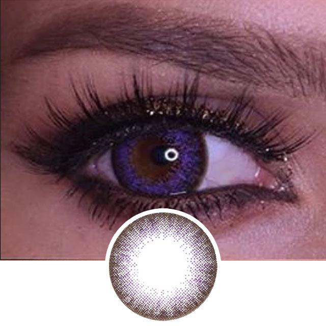 dark purple eyes
