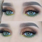 4 Tone Green Colored Contacts