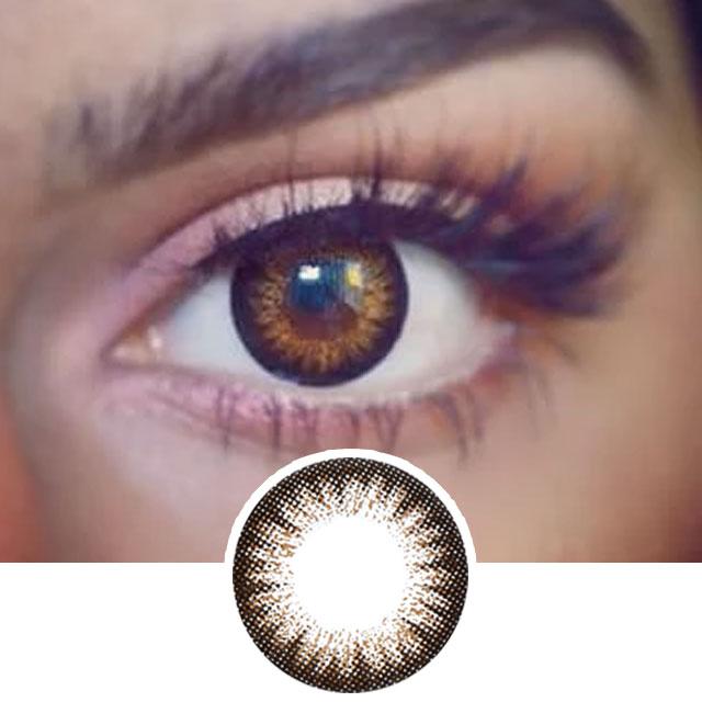 Brown Color Contact Lenses 2 Tone