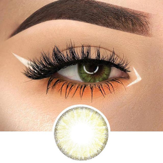 Natural Green Enhancing Contact Lenses, Cosmetic Colored Contacts